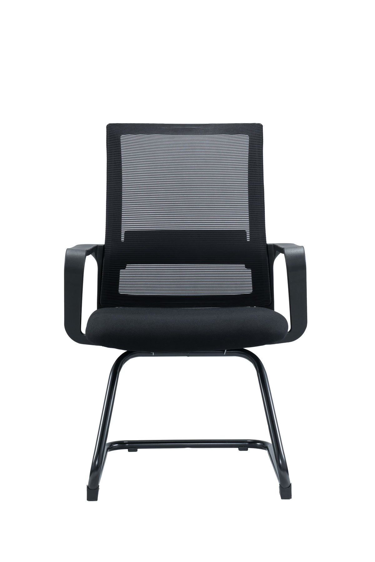 Кресло офисное / Стронг CF / черная краска / черная сетка / черная ткань