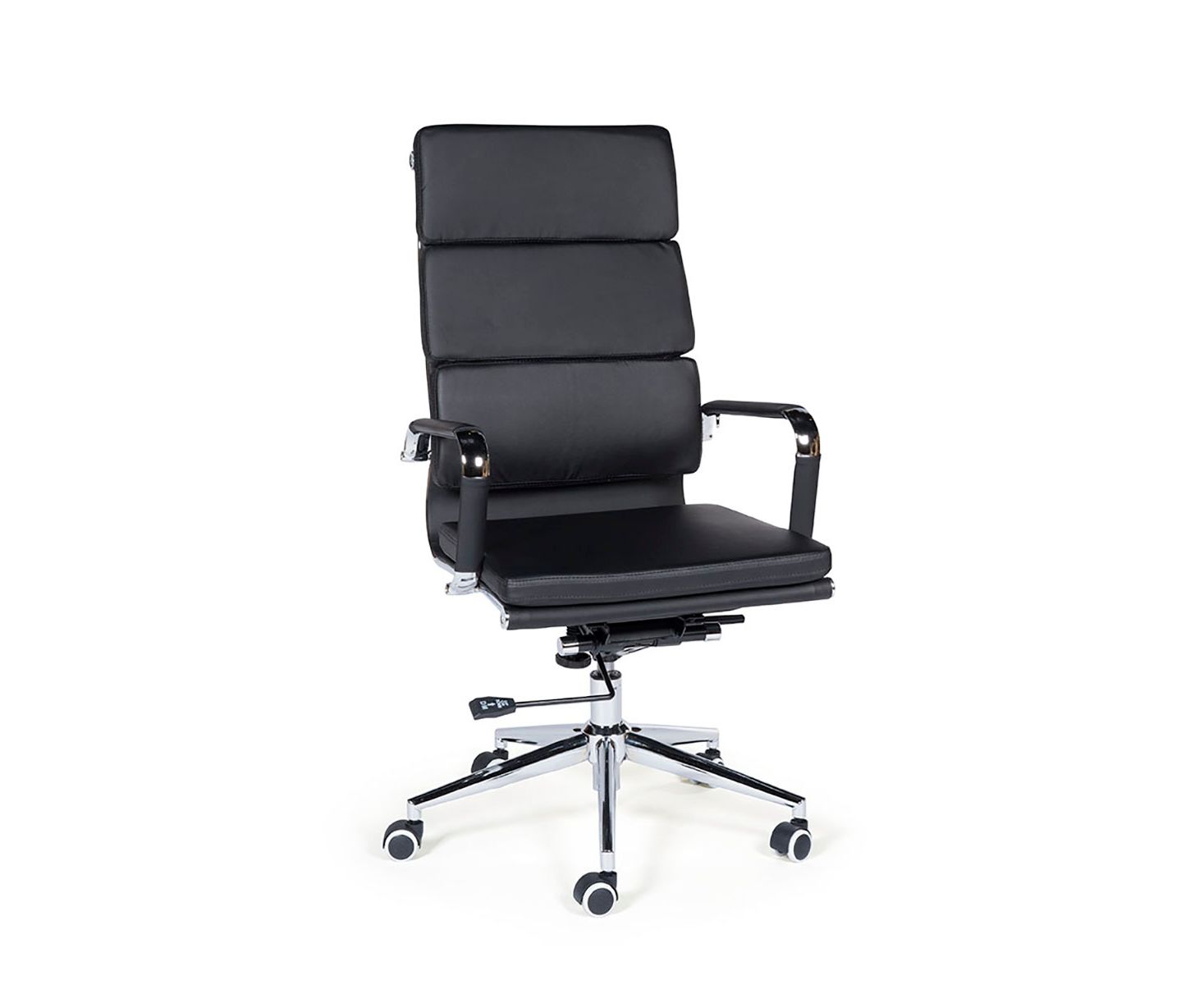 Кресло офисное / Зуум / (black) черная экокожа